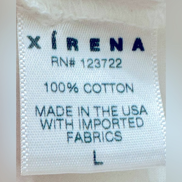 XIRENA EUC Sz L White Button-Up Women's “Delilah” Top - Picture 10 of 11
